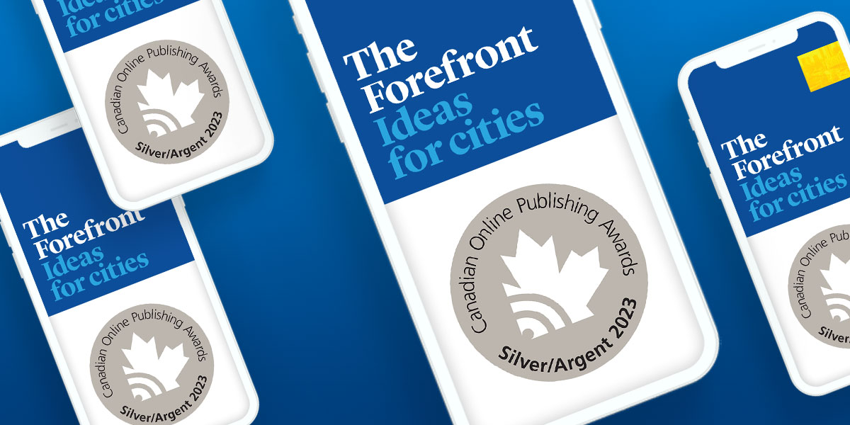 The Forefront is a proud recipient of the Canadian Online Publishing Awards — Silver 2023