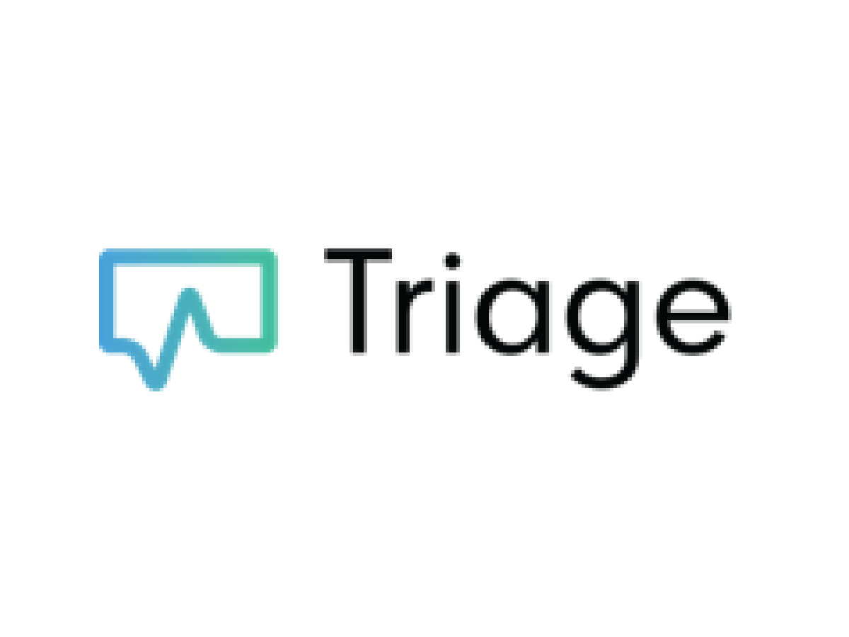 Triage logo with link to triage website